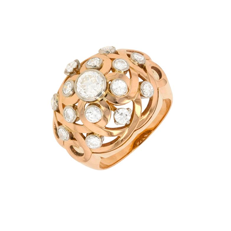Acheter Bague vintage diamants 1.31 carat or jaune et platine 11.50g Comme neuf - 3650,00 € Bague vintage diamants 1.31 carat or jaune et platine 11.50g Comme neuf - reconditionné disponible sur Gemme Les Bijoux